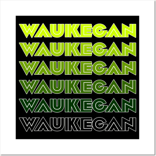 Green Waukegan Posters and Art